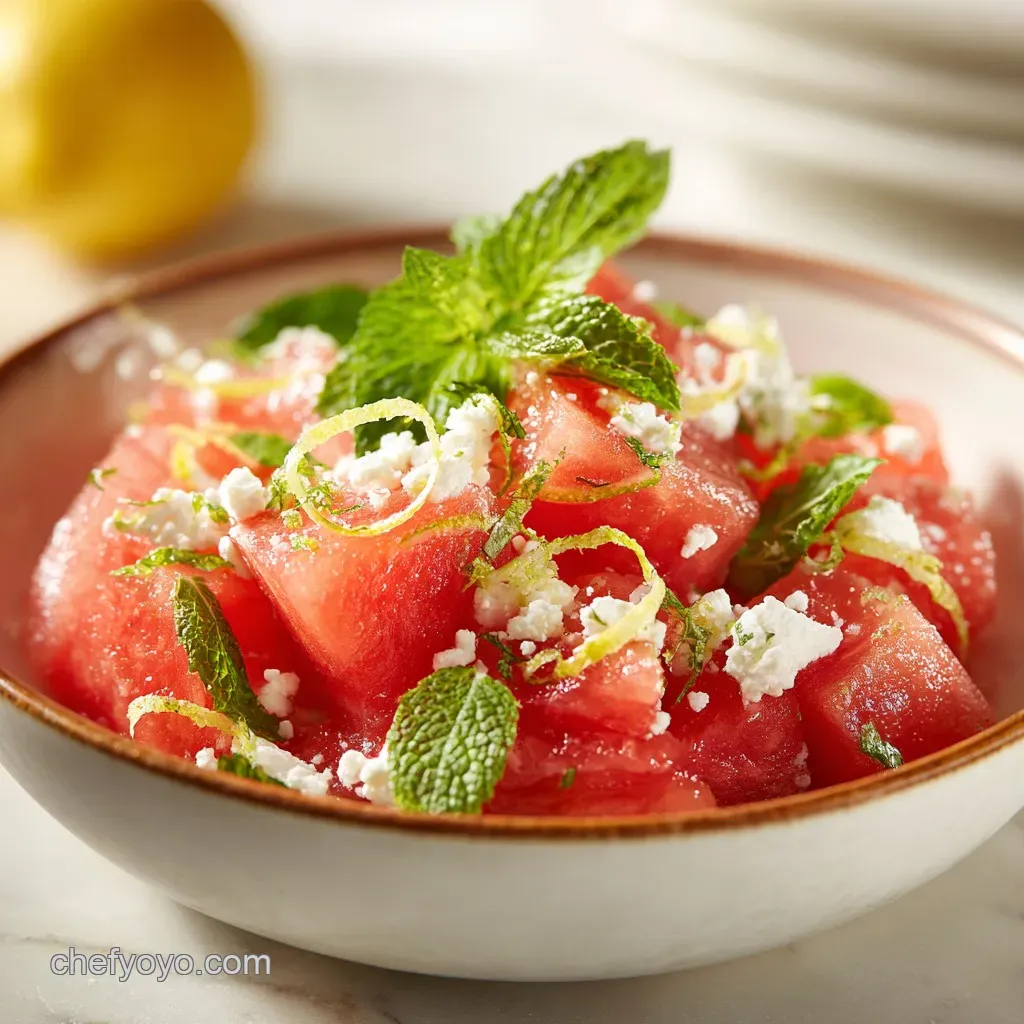watermelon feta and mint salad - Article 1